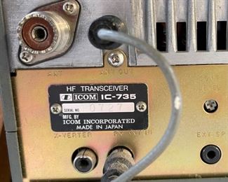 Icom IC-735 HF Transceiver General Coverage Radio 