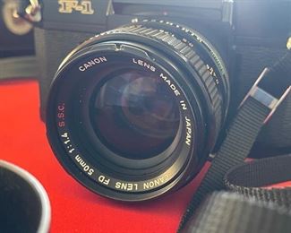 Canon F-1 Camera W/50mm 1.4 lens Camera Package