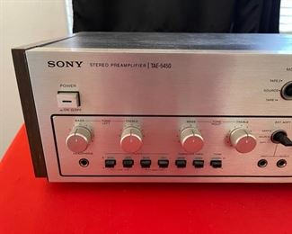 Sony Stereo Preamplifier TAE-5450  Untested parts repair