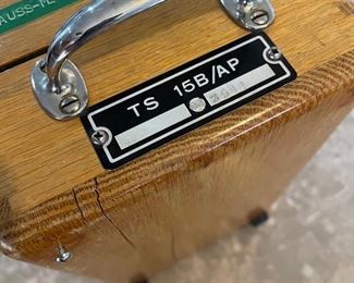 vintage US Navy Marion TS 15A/AP flux meter, Gauss meter