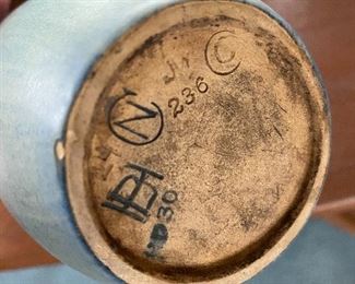Markings: Newcomb College Logo, HD30 Registration #. JM( Joseph Meyer Artist, Hand Thrown ( Hand Built) #236 Shape #. Fabulous Find!!
