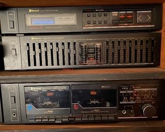 Vintage Sherwood Electronics with Manuals 