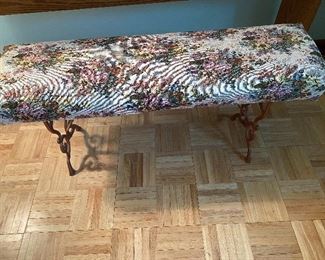 Vintage Tufted Bench