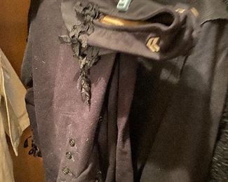 WW2 Navy Wool Shirt, Pants, Navy Shoes