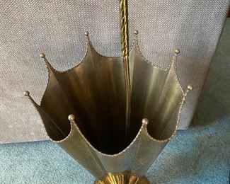 Vintage Brass Umbrella/Stand