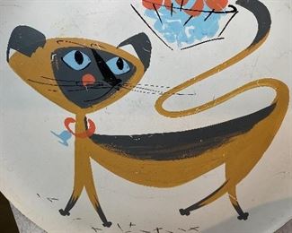 Mid Century Tin Tray