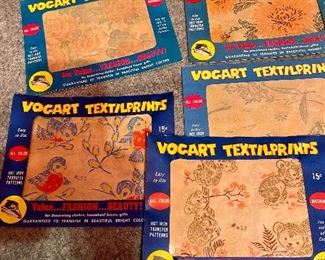 Vintage Vogart Textilprints/Packaged 