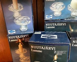 Mid Century NUUTAJARVI Lumme, Finland. In all original Boxes