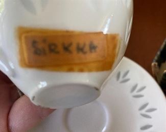 Scandinavian Modern Porcelain by Holzer Kjellberg Arabia, Finland.