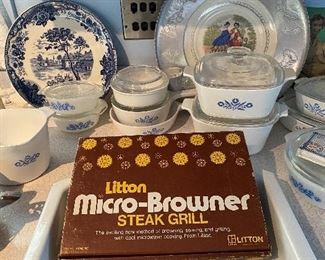 Vintage Corning Ware Blue Cornflower