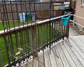 Vintage Bakers Rack, Plant Holders