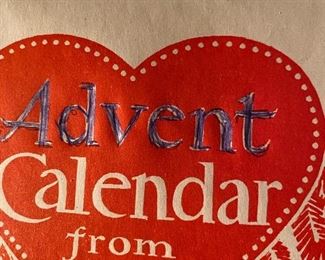 Vintage Advent Calendar from Sweden 