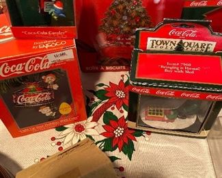 Coca Cola Ornaments/Box