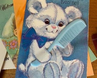 Cute Baby Card with Comb!!