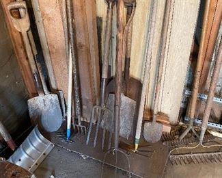 GARAGE, Garden Tools.. Vintage Pitchfork