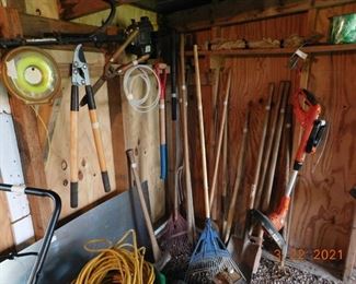 Yard tools.