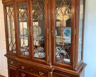 Beautiful mahogany china cabinet