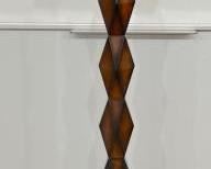 Geometric Wood Floor Lamp