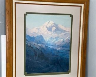 Sydney Laurence "Evening Light, Mt. McKinley, Alaska"" Print