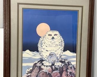Snowy Owl Print-William Kimura