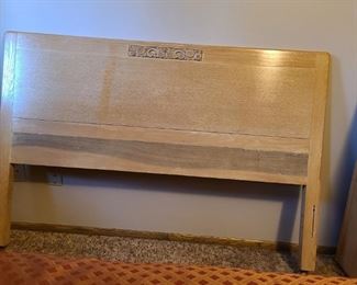 1940's Thomasville queen-size headboard. On wheels for easy furniture moving! Asking $850 for the full set.