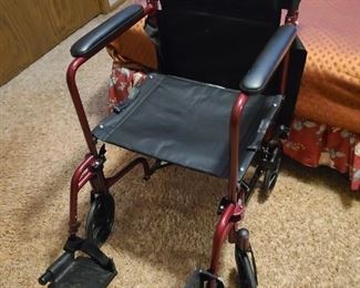 Lightweight transport wheelchair. Asking $40.