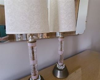 Vintage lamps. Asking $80 for the pair.