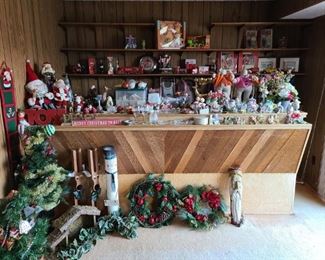 Seasonal items including Christmas and Easter. Various prices.