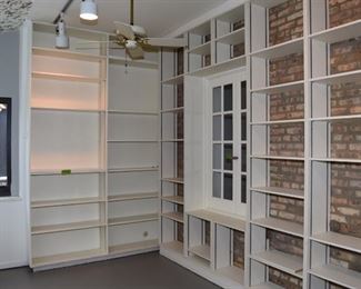 Wall of shelves $400