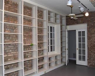 Wall of shelves $400