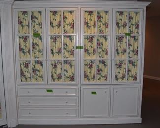 Cabinets, doors, dresser and comforter $410