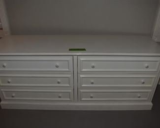 Cabinets, doors, dresser and comforter $410