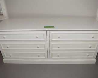 Cabinets, doors, dresser and comforter $410