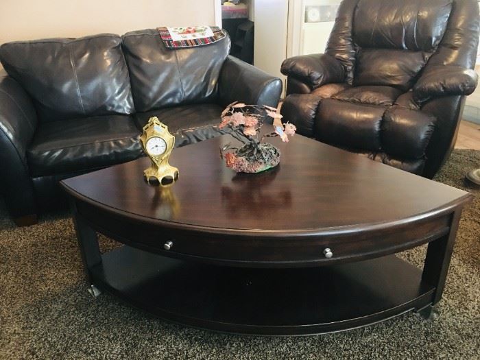 Living Room Overview - Storage Coffee Table
