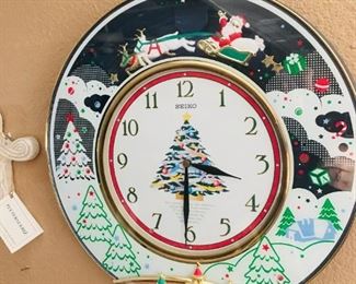 Seiko Christmas Clock