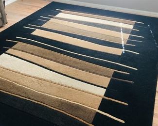 Black Area Rug