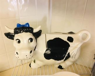 Vintage Cow Cookie Jar