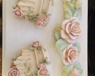 Pink Roses Wall Decor