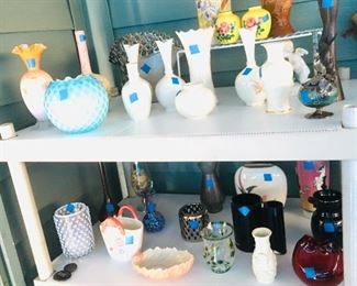 Misc. Vases - Crystal / Limoges / Lenox / Asian / England / Fenton 