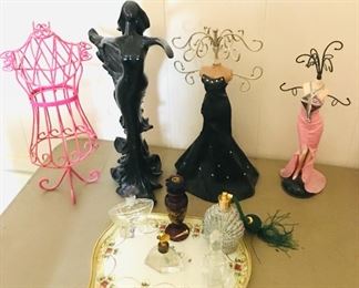 Vanity Items / Perfume Bottles / Jewelry Hangers