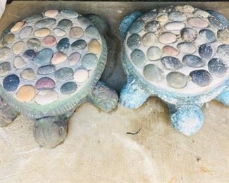 Concrete Turtles Decor