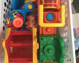Vintage little people train set