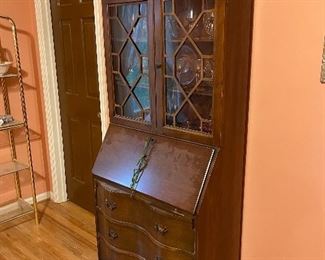 Secretary Desk claw and ball feet Mahogany 
