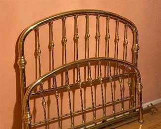 Ethan Allen solid brass iron bed