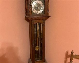 Grandmother Clock by local Master Wood Smith Michael Smith