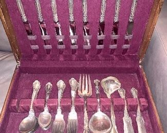 Vintage Sterling silver flatware set