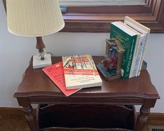 BOOKS throughout the home including these Michigan books.