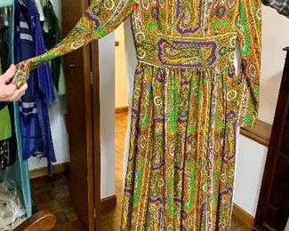 Vintage Clothing. This is 1971 worn as a wedding dress with scarf