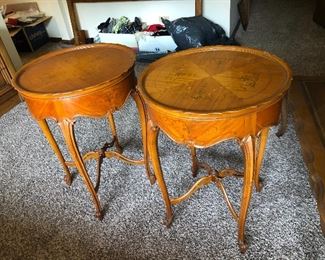 Small occasional tables....