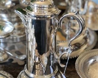 Silver plate pitcher
